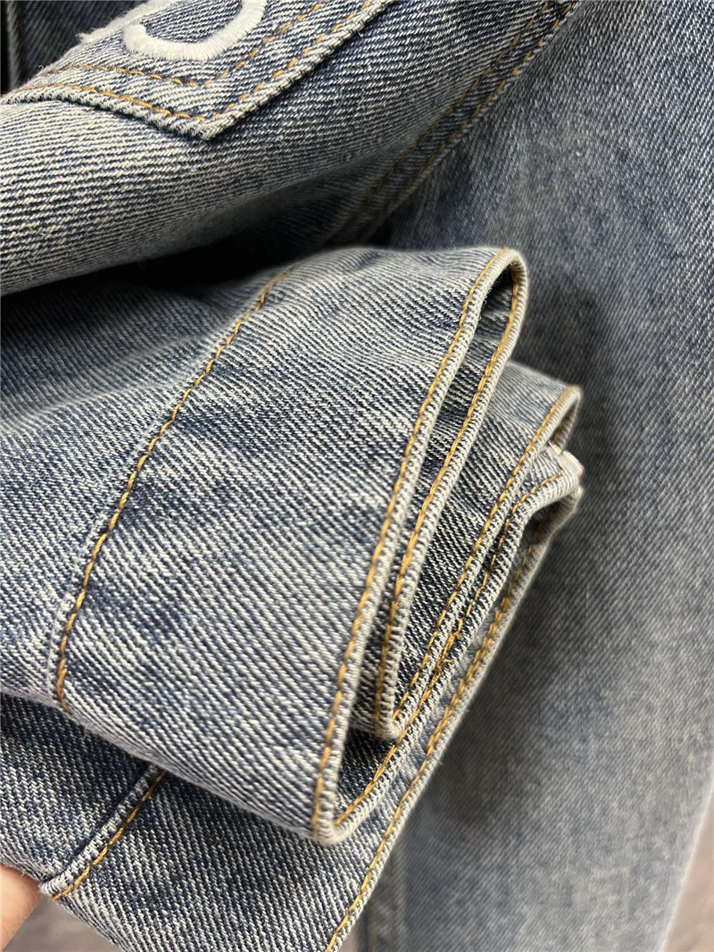 L0ew* short denim jacket replica clothing sites