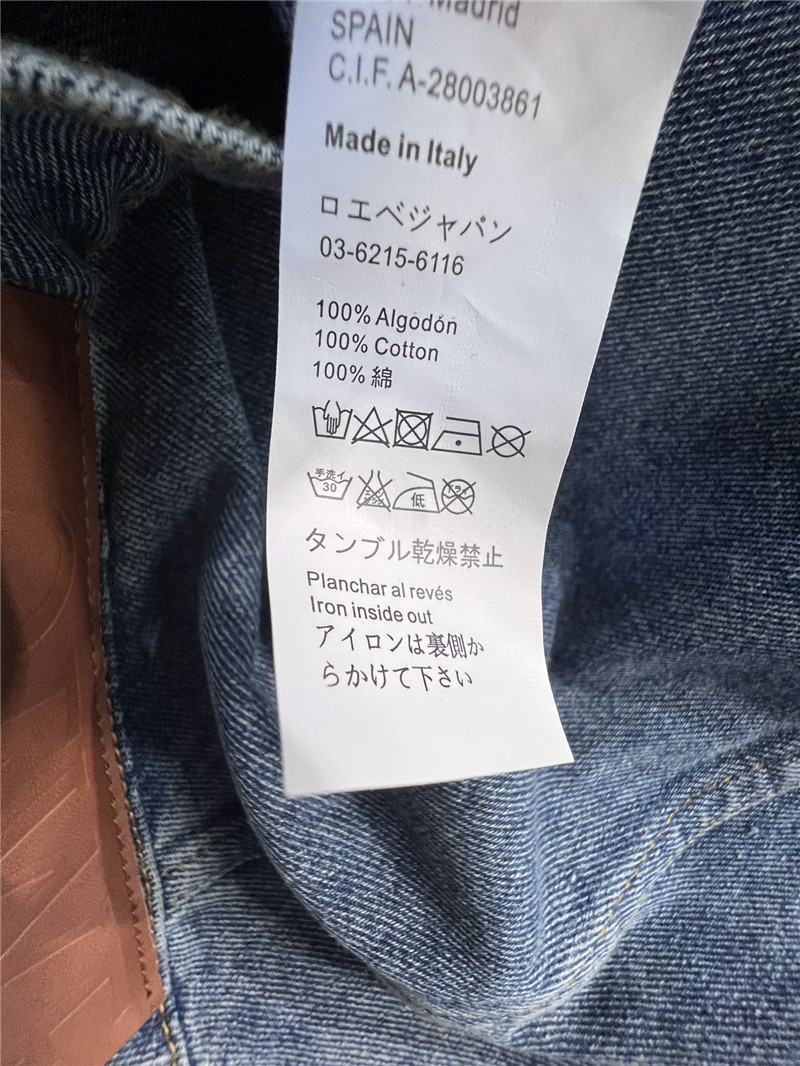 L0ew* short denim jacket replica clothing sites