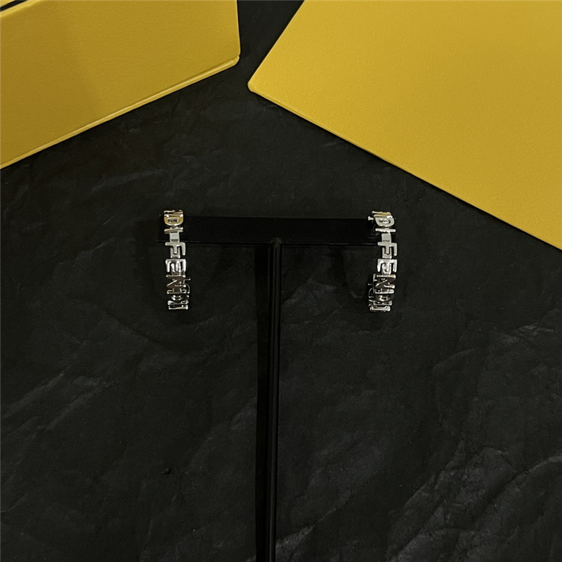 F**di simple and elegant earrings