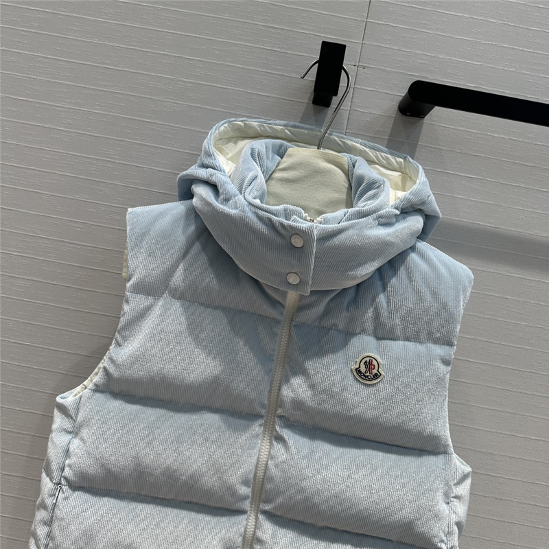 Moncler corduroy vest down jacket replicas clothes
