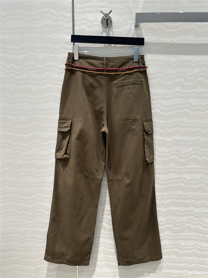 M1um1u cargo pocket straight pants replica d&g clothing