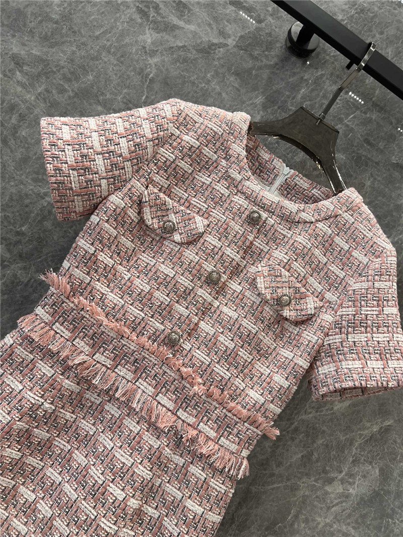 Ch**el short sleeve floral dress replica d&g clothing
