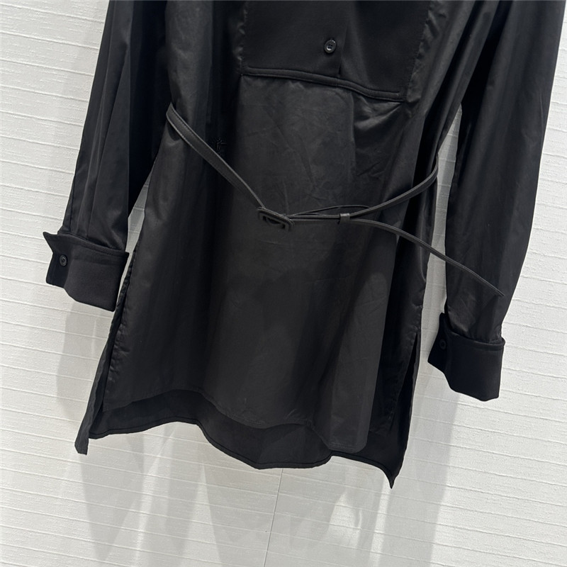 D10r navy style shawl collar shirt replica designer clothes