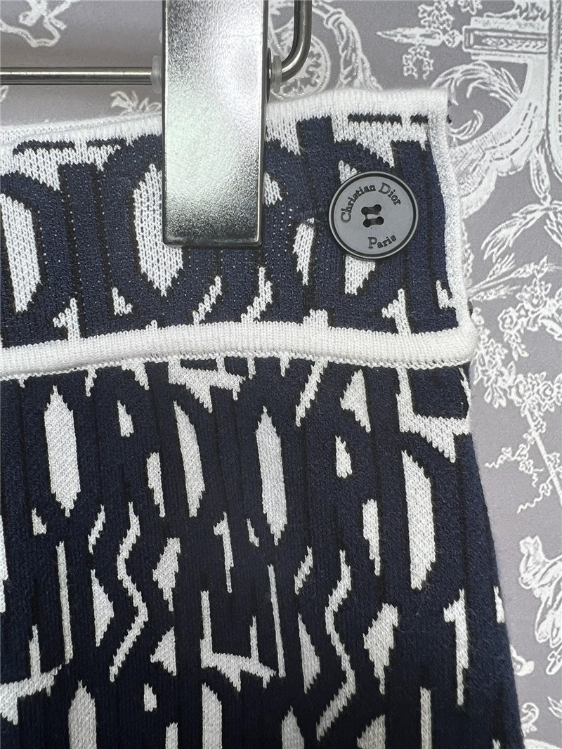 D10r logo knitted waist skirt replica d&g clothing