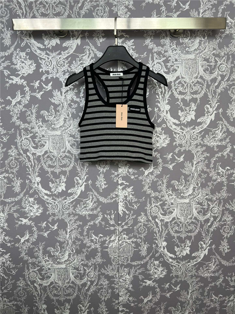 M1um1u letter stripe elastic suspenders back replica d&g clothing