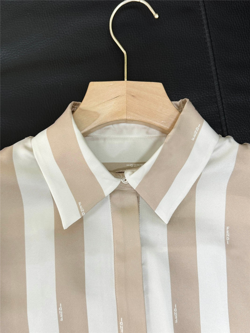F**di printed silk shirt replica d&g clothing