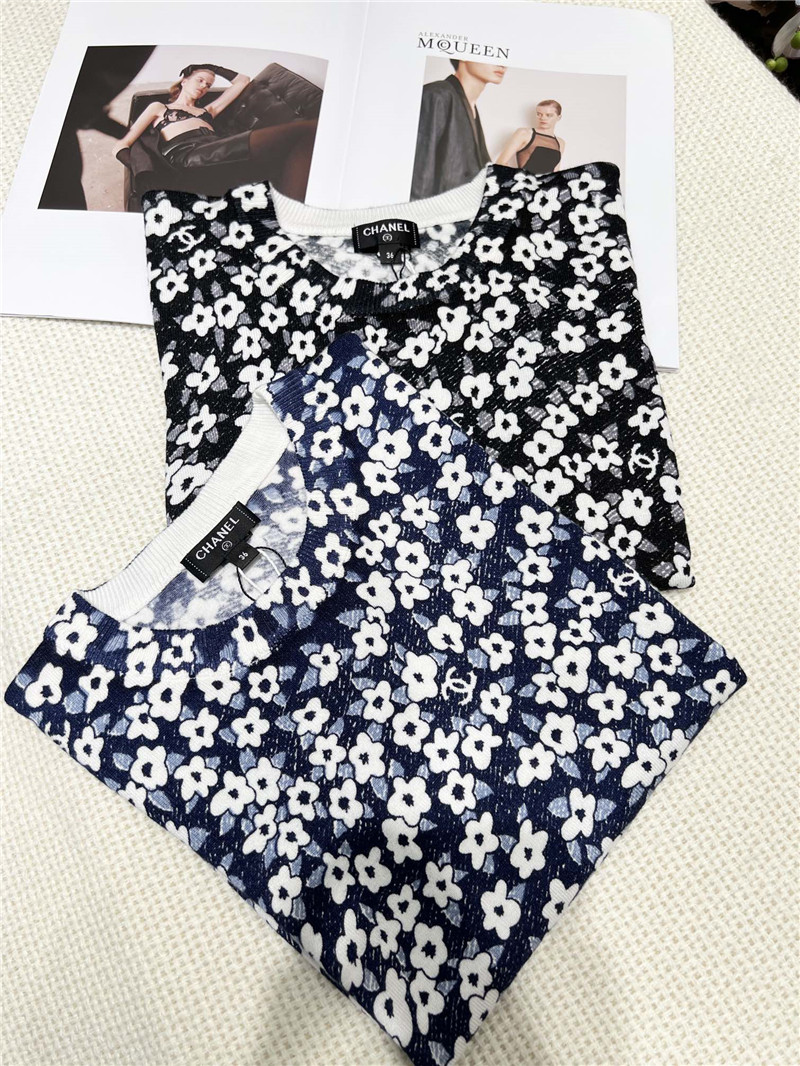 Ch**el new floral tops cheap replica designer clothes