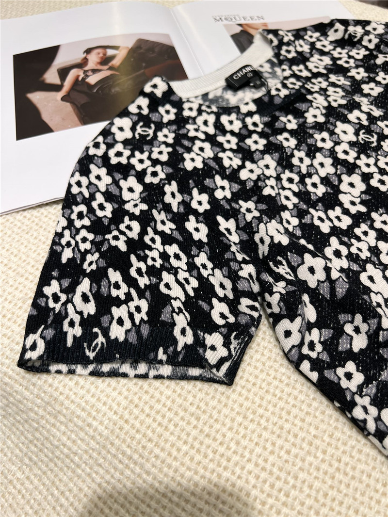 Ch**el new floral tops cheap replica designer clothes