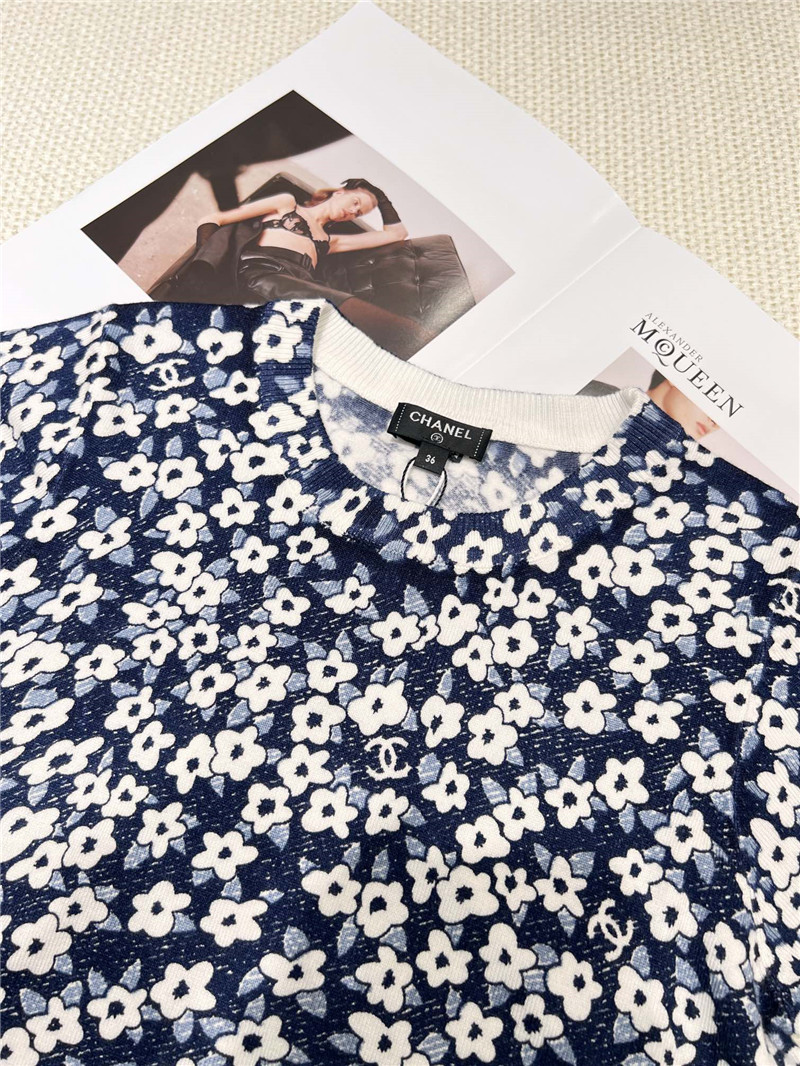 Ch**el new floral tops cheap replica designer clothes