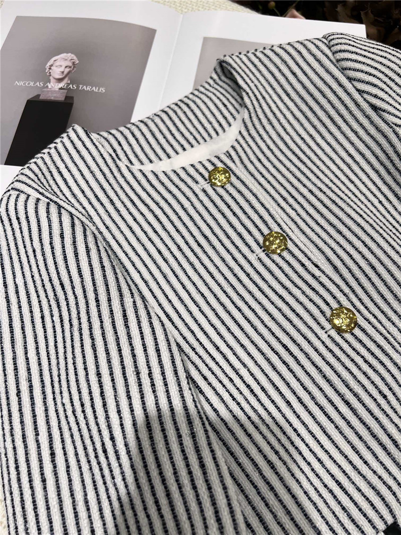 Ce1i*e new striped jacket replica designer clothes
