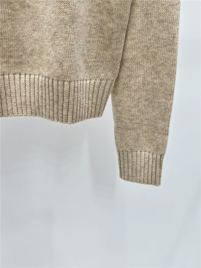 Ch**el double knitted round neck long sleeve replicas clothes