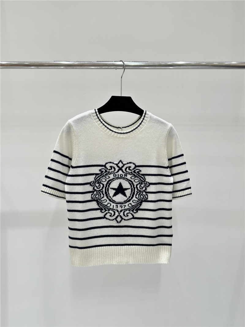D10r back cardigan knit short sleeves replica clothing