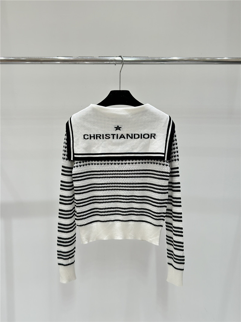 D10r navy collar knitted long sleeves replica clothes