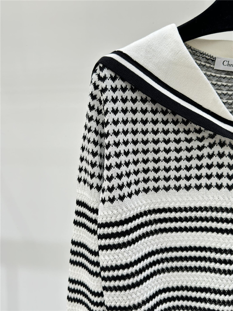 D10r navy collar knitted long sleeves replica clothes