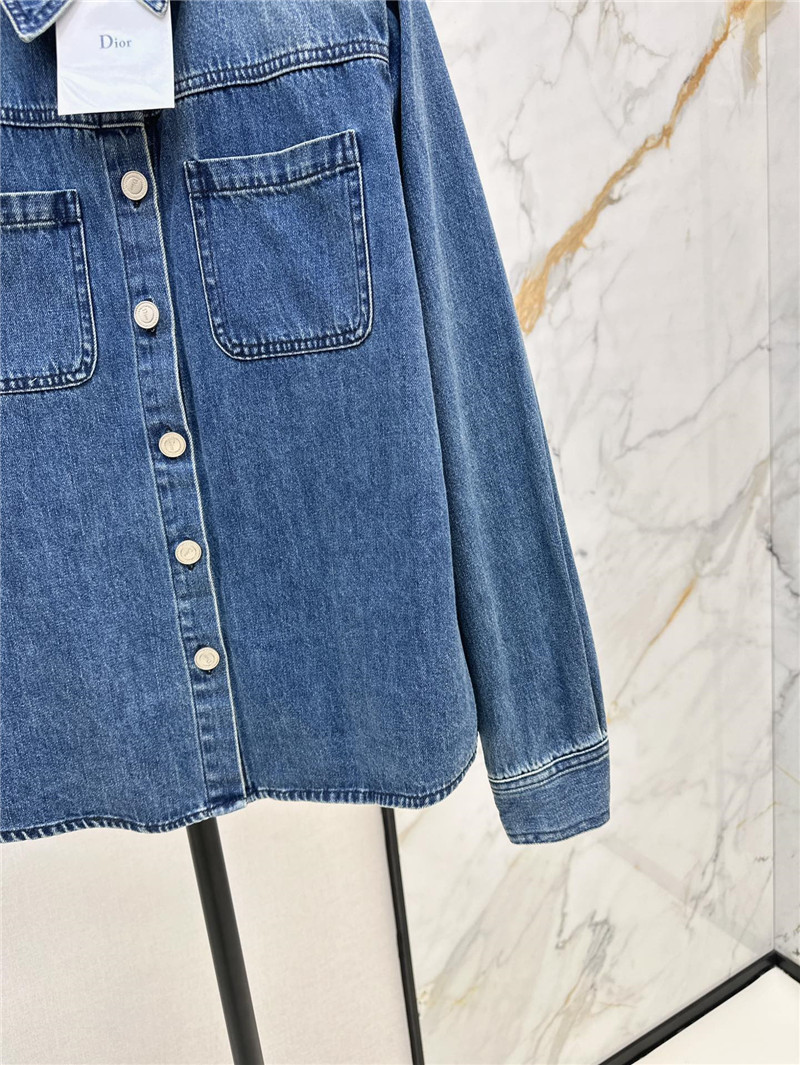 D10r washed denim shirt cheap replica designer clothes