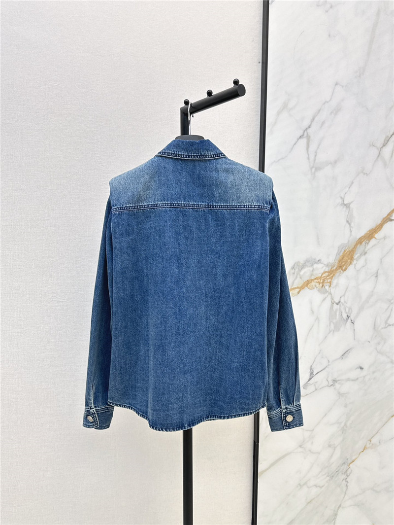 D10r washed denim shirt cheap replica designer clothes