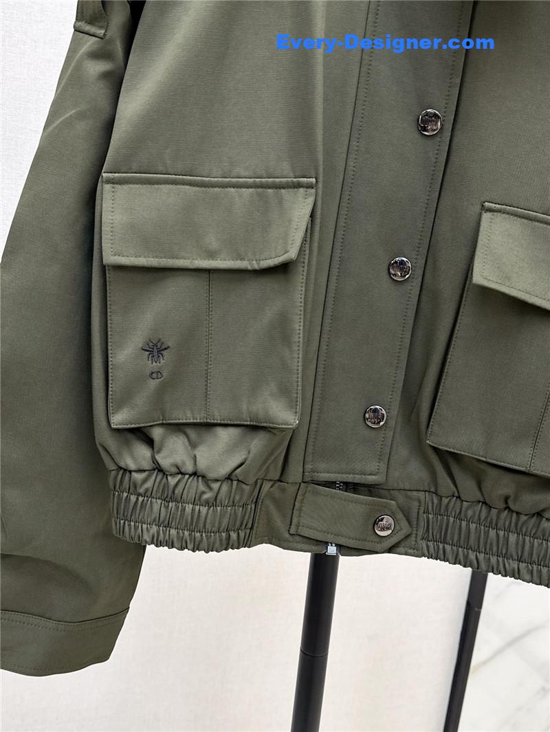 D10r hooded short trench coat cheap replica designer clothes