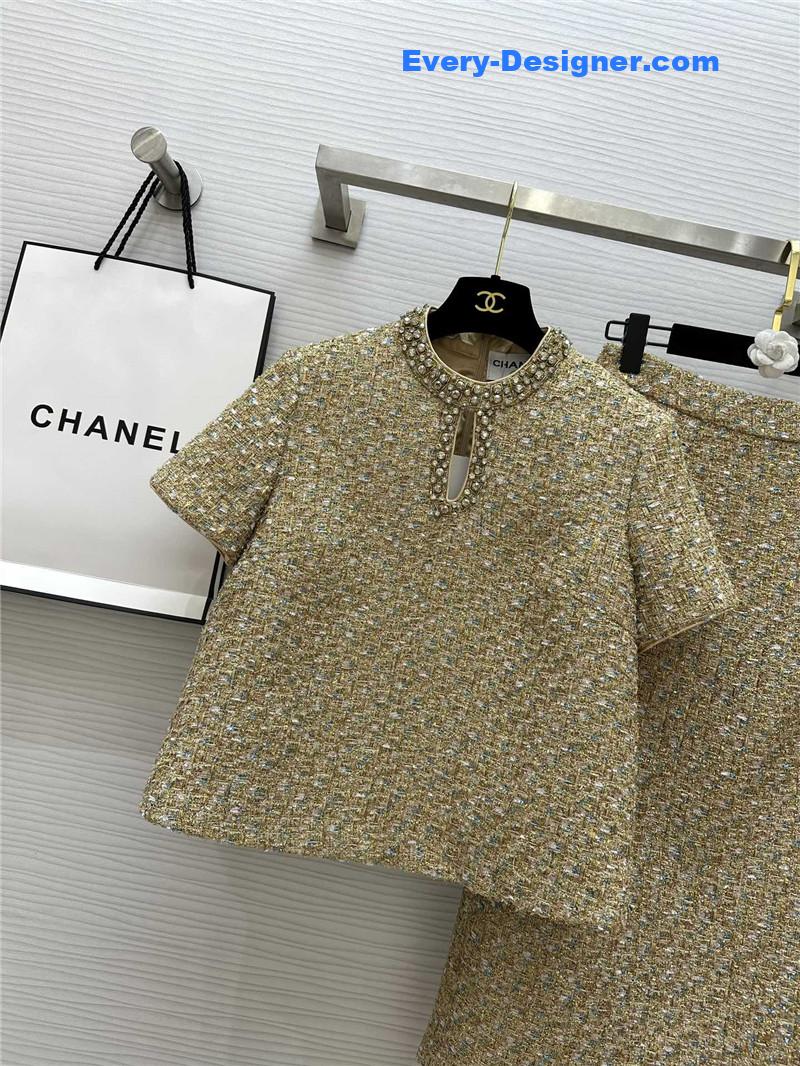Ch**el tweed suit cheap replica designer clothes