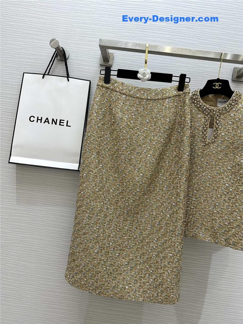 Ch**el tweed suit cheap replica designer clothes