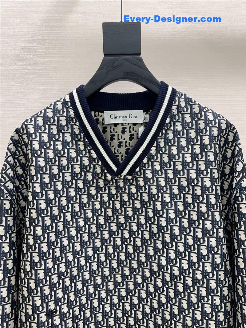 D10r ribbed v-neck sweatshirt cheap replica designer clothes