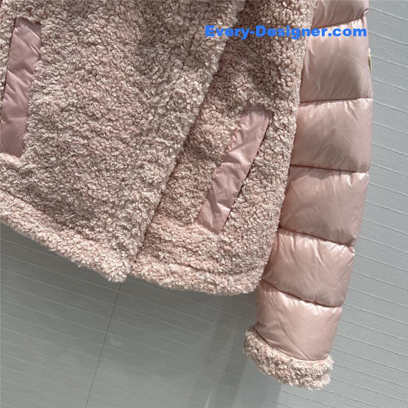 Moncler wool motorcycle down jacket replica clothes