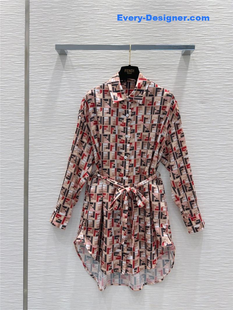 F**di nautical series shirt dress replica clothing sites