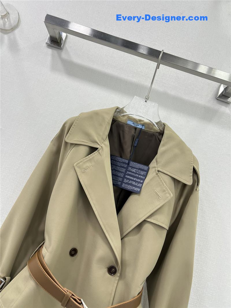 Pra*a short trench coat replica clothing sites