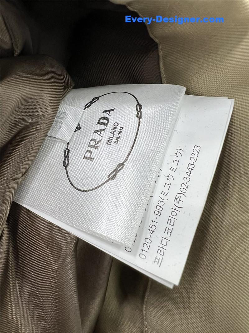 Pra*a short trench coat replica clothing sites