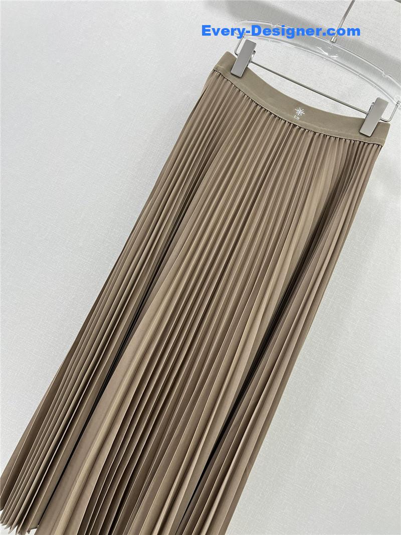 D10r pleated long skirt replica d&g clothing
