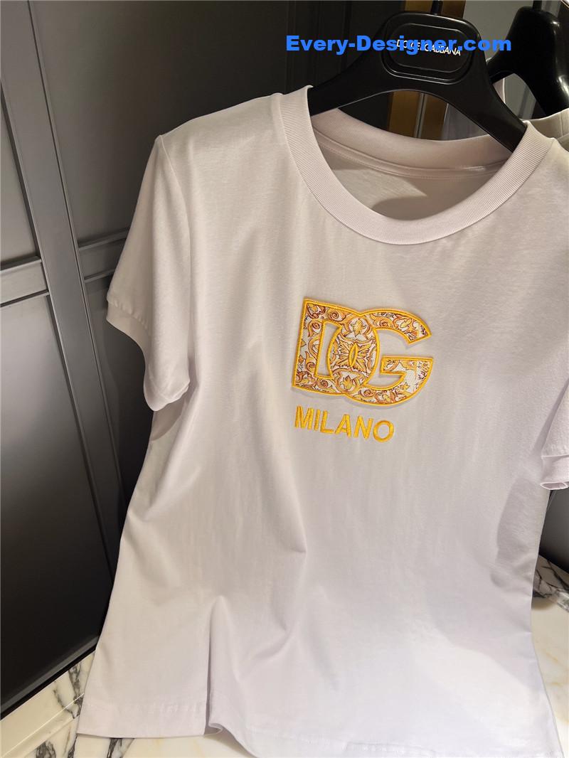Dolce & Gabbana d&g positioning printed T-shirt replica clothes