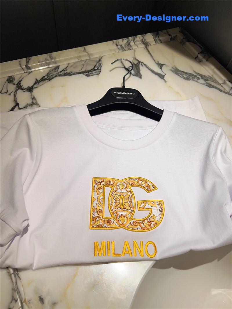 Dolce & Gabbana d&g positioning printed T-shirt replica clothes