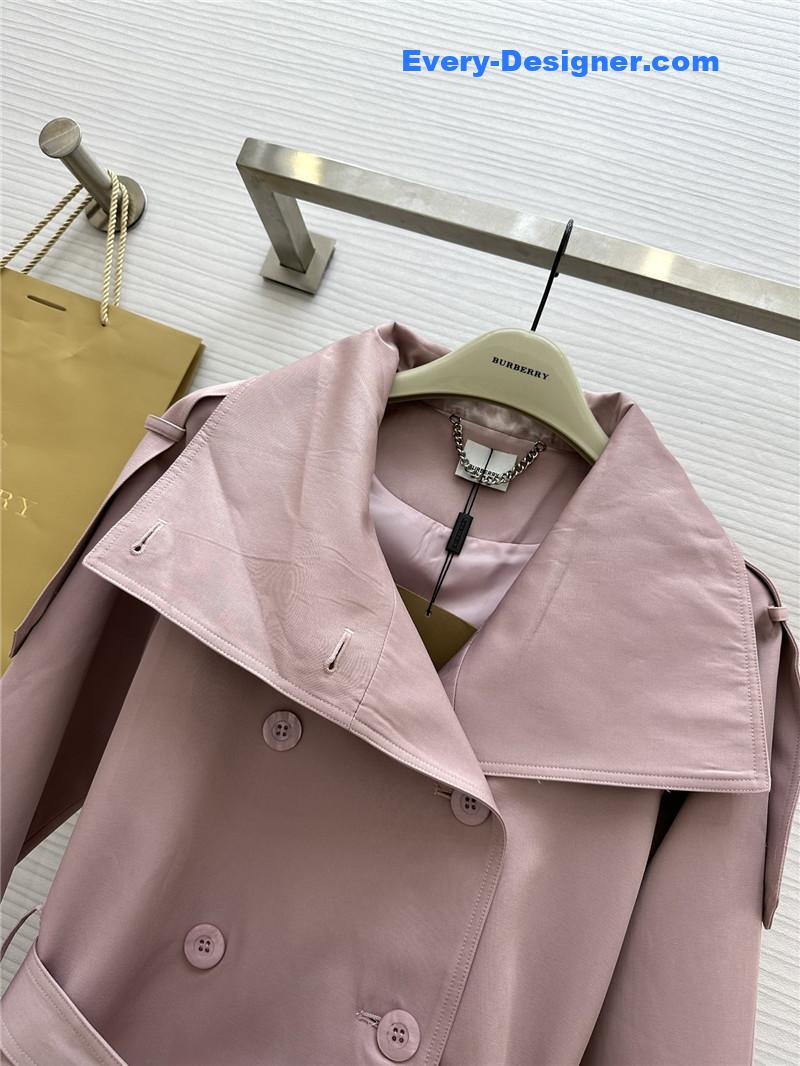 Bv*b*rry stand collar short trench coat replicas clothes