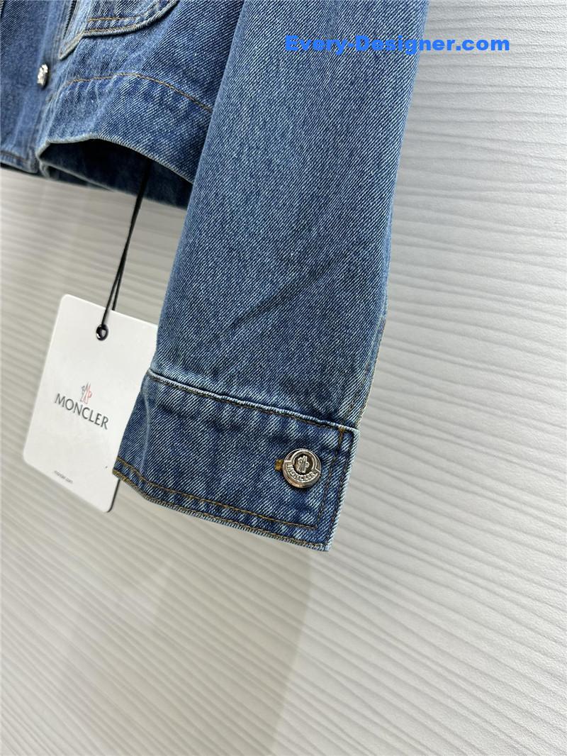 Moncler vintage washed denim jacket replica clothing sites