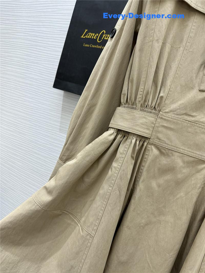 b0tt*ga Ven*ta khaki cotton work skirt replica clothes
