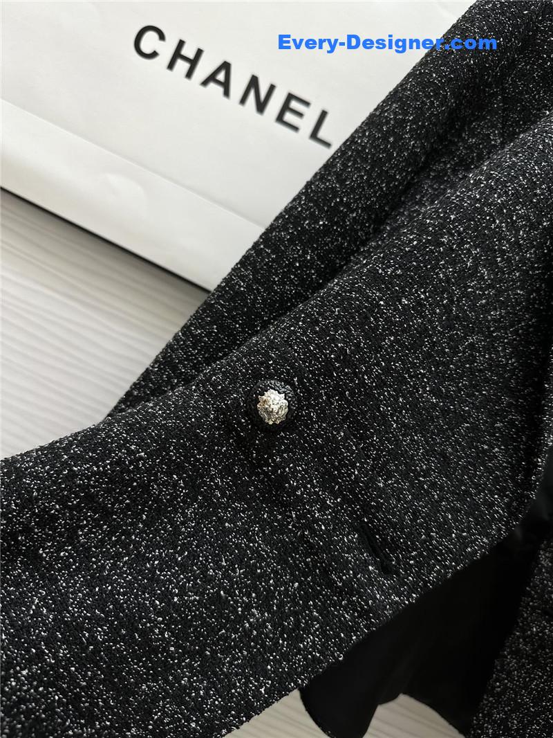 Ch**el soft tweed suit replica designer clothing websites