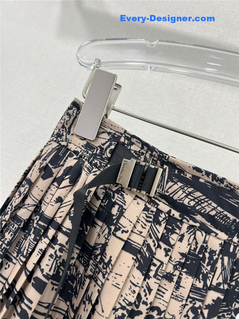 D10r pleated long skirt replica d&g clothing