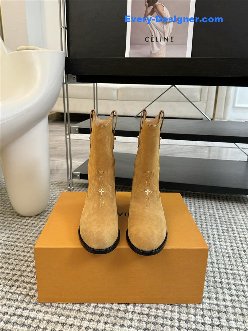 l0vis Vvtt0n lv suede rider boot in brown
