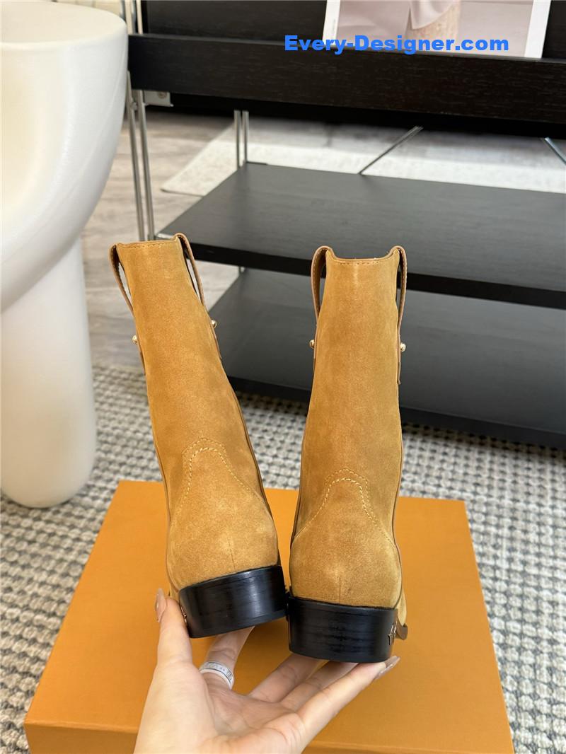 l0vis Vvtt0n lv suede rider boot in brown