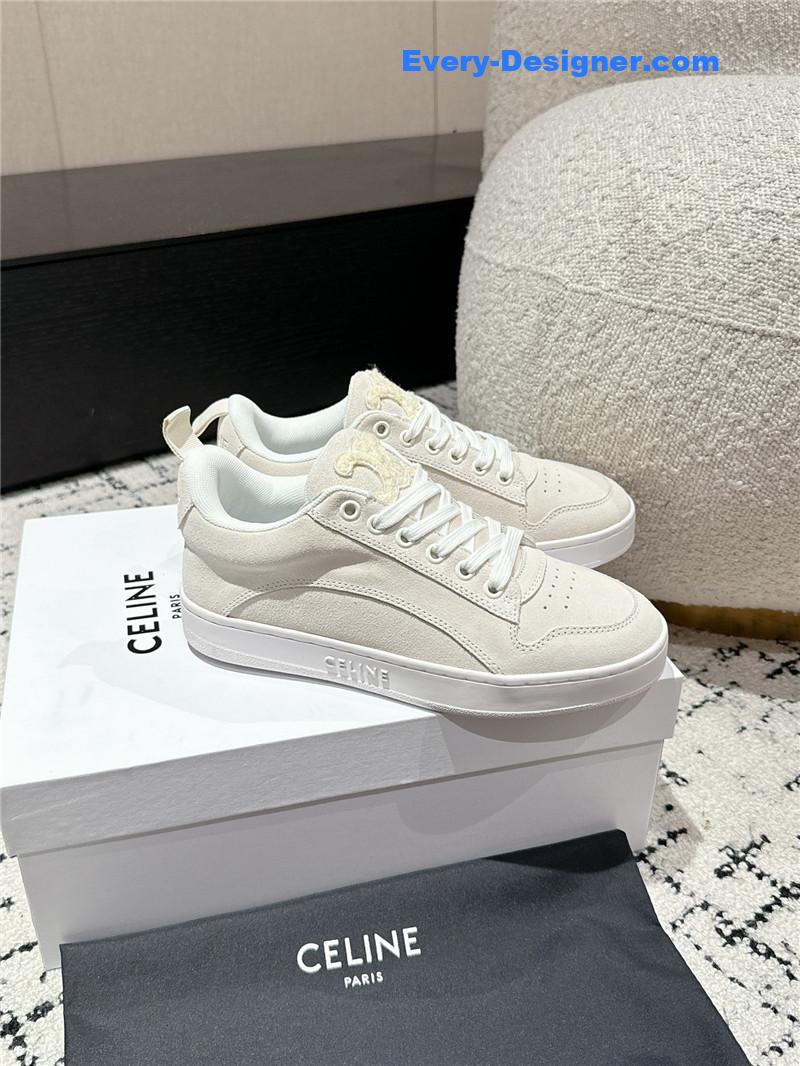 Ce1i*e suede huntington low lace-up sneakers