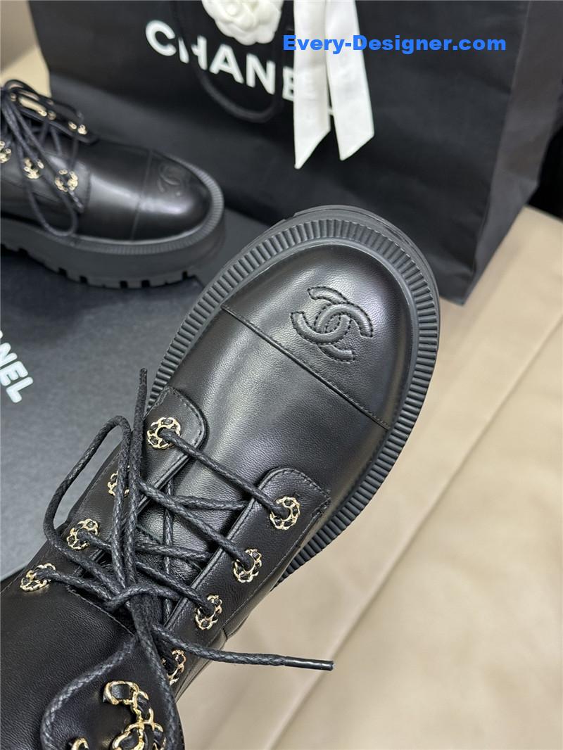 Ch**el combat ankle boots