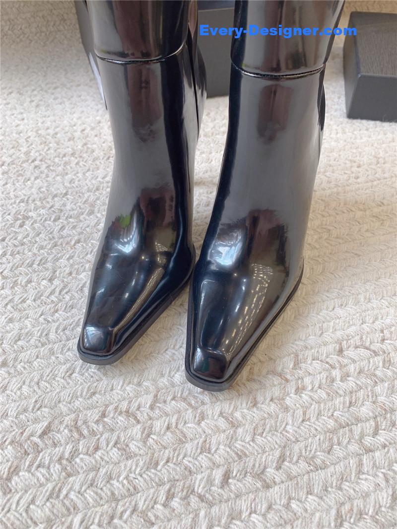 Sa1nt Lau*nt nina high leather boots