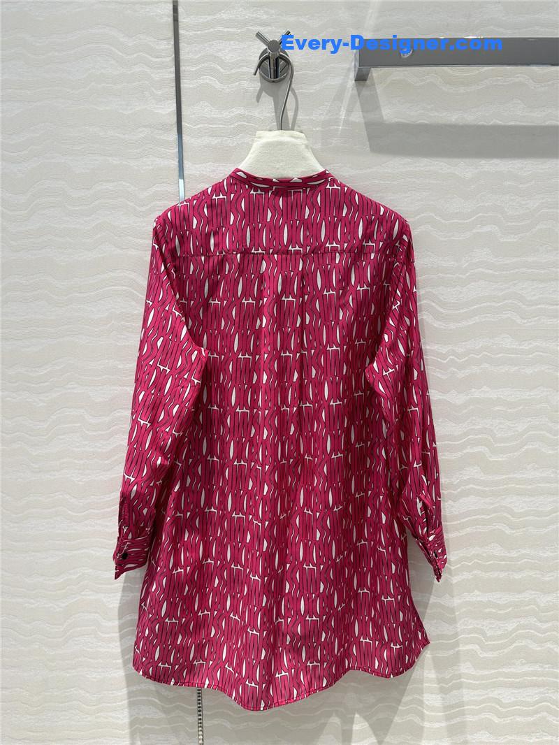 D10r letter element printing pattern shirt replica clother