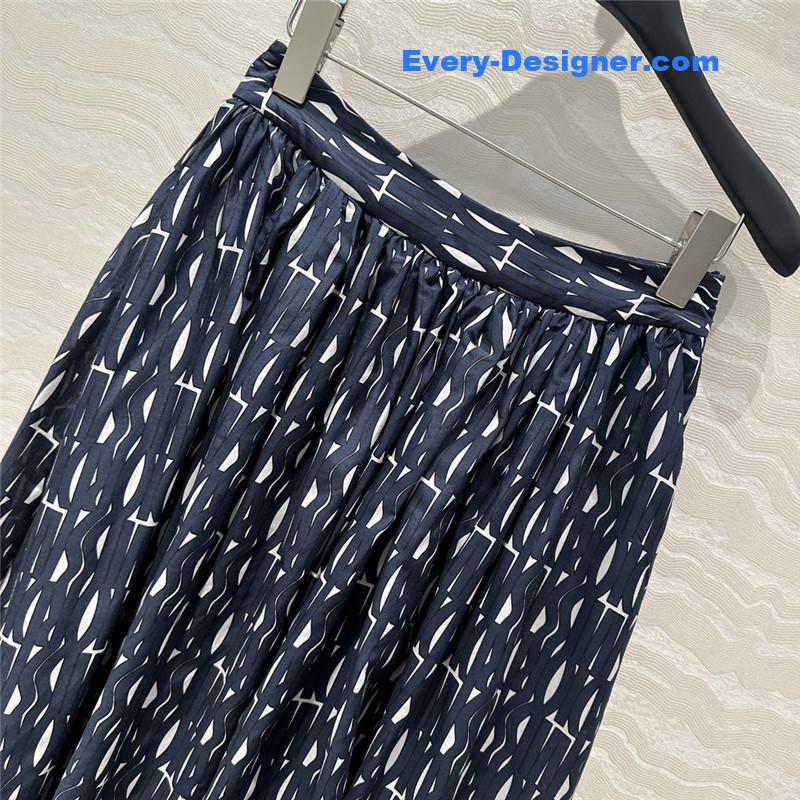 D10r letter element printing pattern long skirt replicas clother