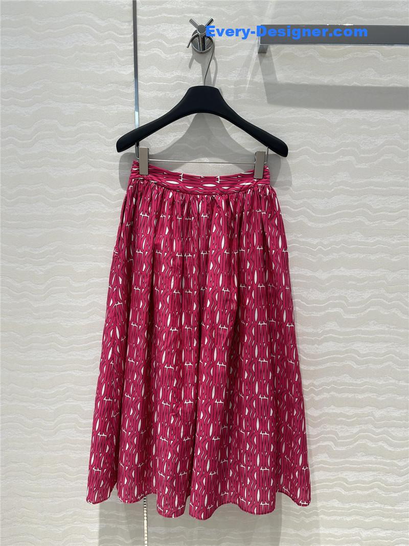 D10r letter element printing pattern long skirt replicas clother