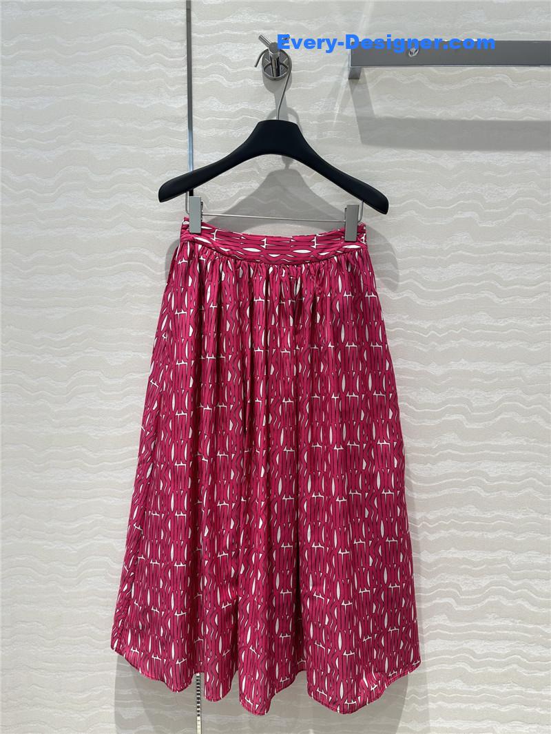 D10r letter element printing pattern long skirt replicas clother
