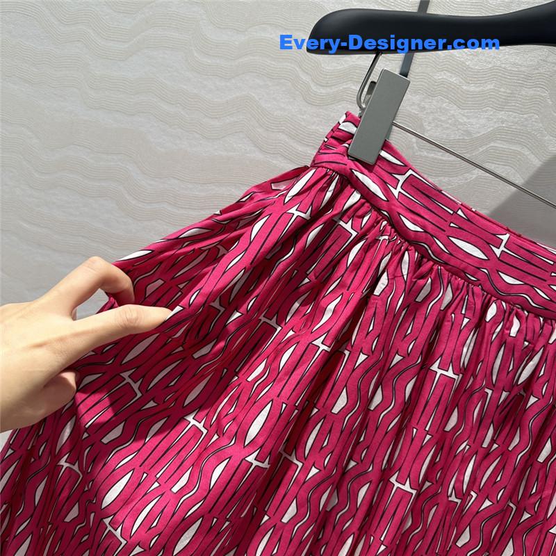 D10r letter element printing pattern long skirt replicas clother