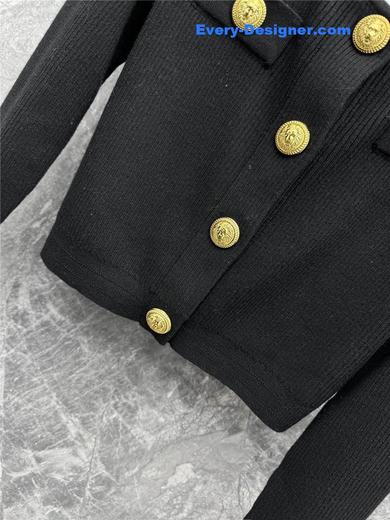 Balmain metal button knitted cardigan replicas clothes