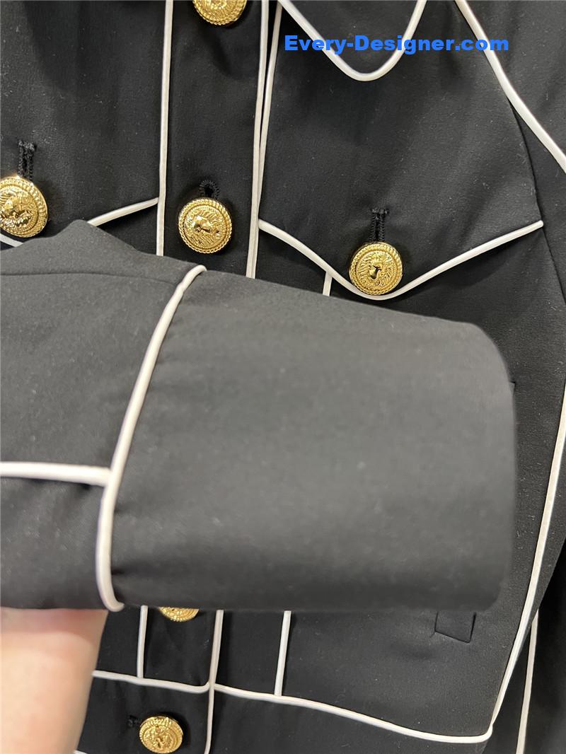 Balmain lapel jacket replica d&g clothing