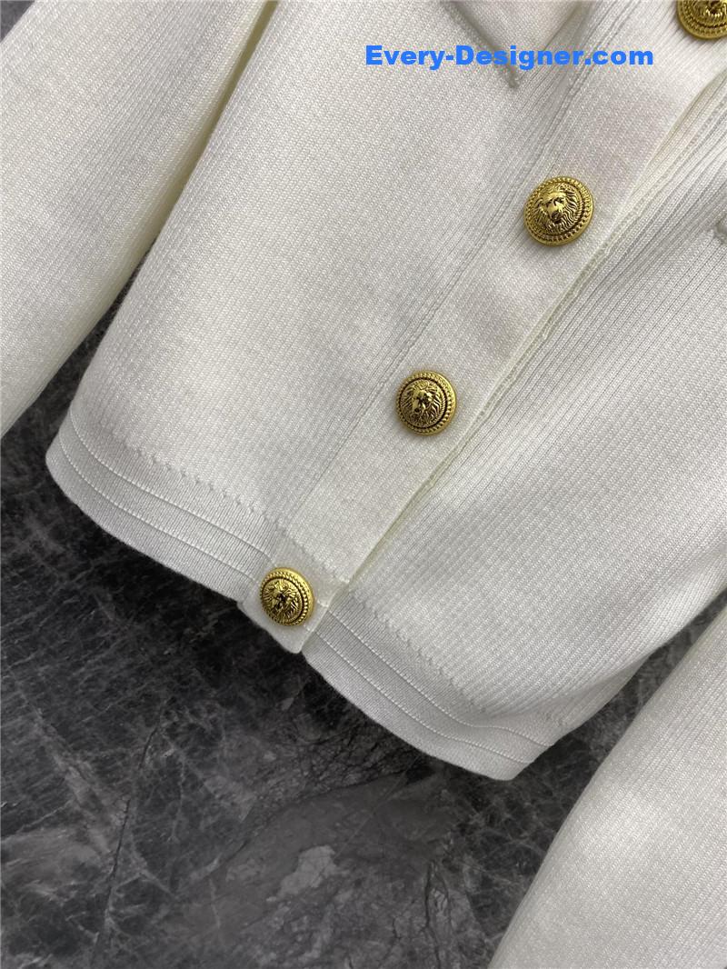 Balmain metal button knitted cardigan replicas clothes