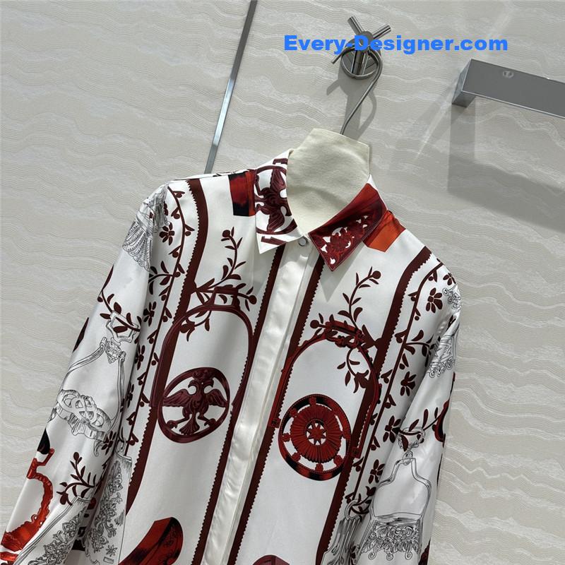 H**me5 printed silk shirt replica clothing sites